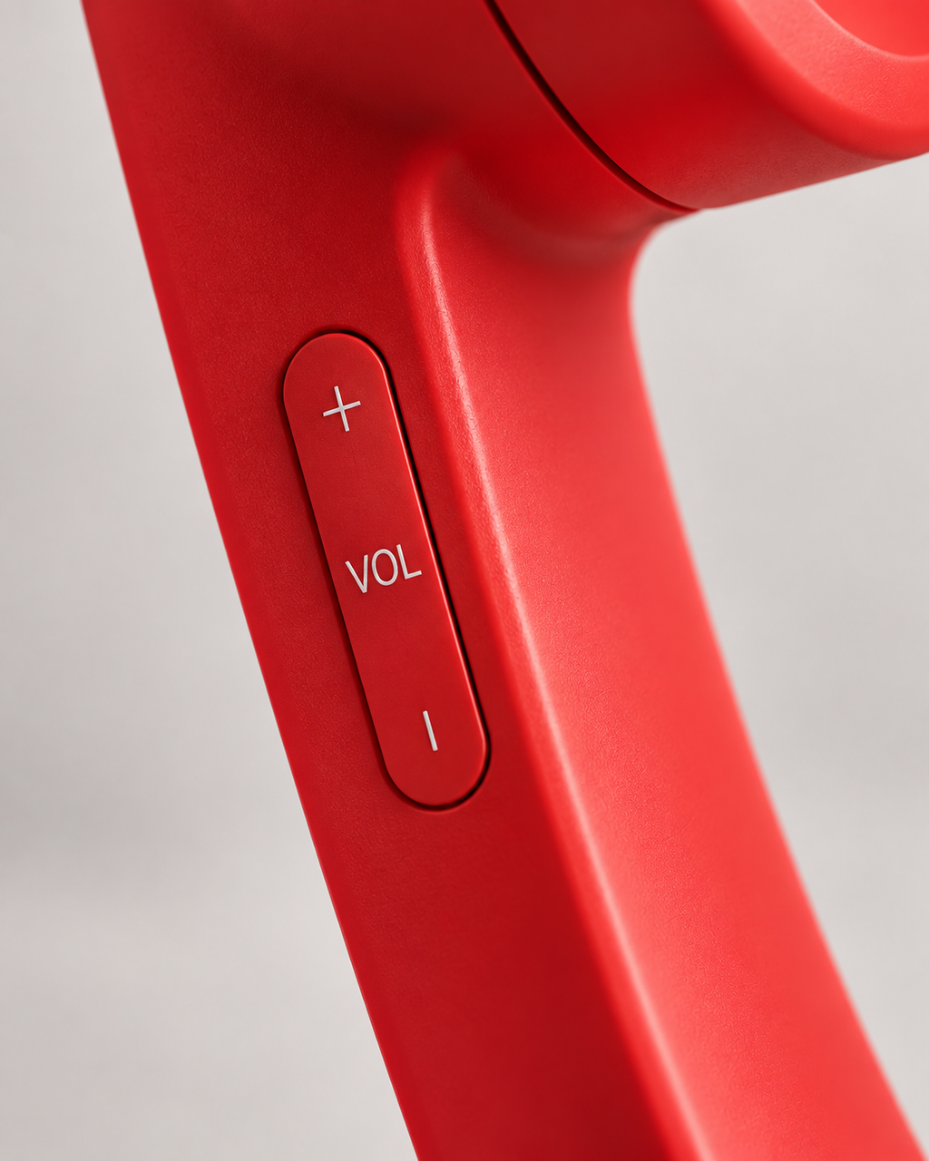 Close-up of Ringsy handset volume control